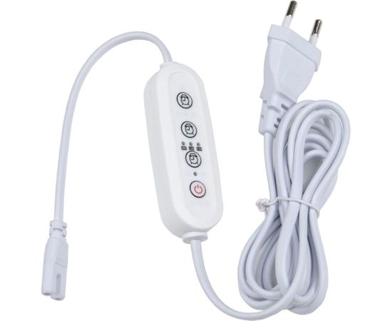Таймер с вилкой и разъемом L.N для фито светильника Uniel UST-E32 WHITE, 2M, 220В UL-00006492 