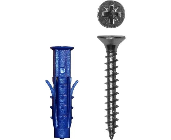 Саморез ШУц Tech-Krep 3,5х40 потайная головка + дюбель 6х30 30 шт - пакет 112563 