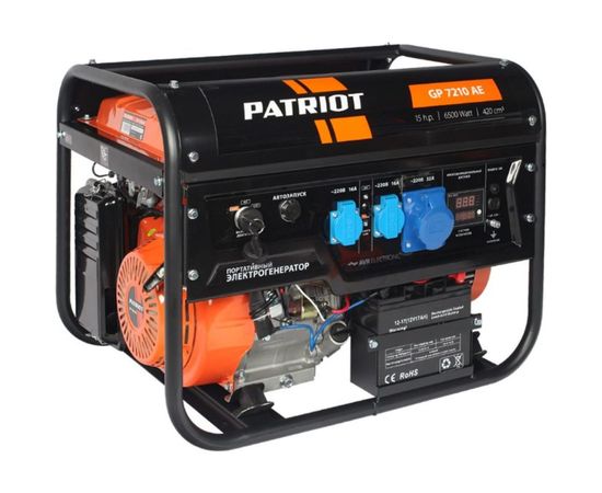 Бензиновый генератор PATRIOT GP 7210AE 474101590 