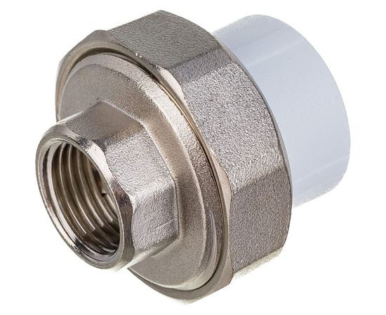 Комбинированная муфта VALFEX PP-R белая, разъем 25х1/2 дюйма ВР 10155115 127-0211 