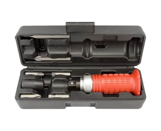 Ударная отвертка протектор АвтоDело 6 насадок футляр 40001 10633 
