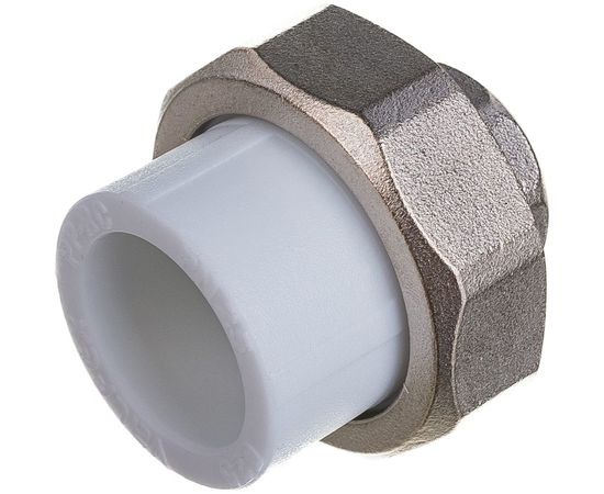 Комбинированная муфта VALFEX PP-R белая, разъем 25х1/2 дюйма ВР 10155115 127-0211 – изображение 2