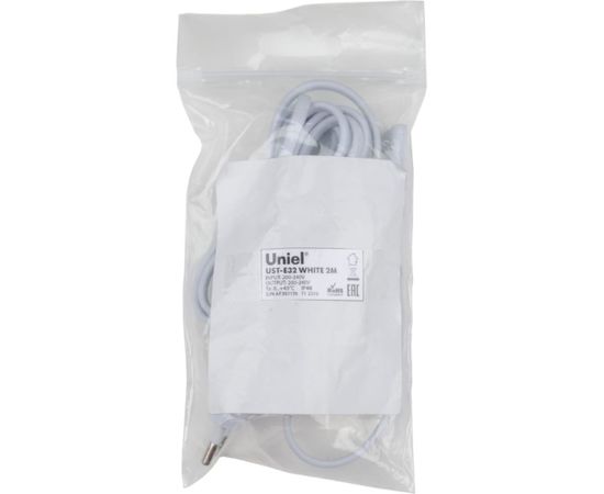 Таймер с вилкой и разъемом L.N для фито светильника Uniel UST-E32 WHITE, 2M, 220В UL-00006492 – изображение 2