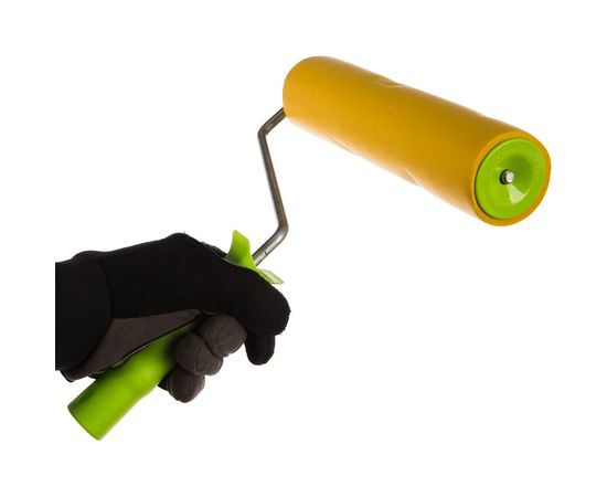 Прижимной резиновый валик с ручкой, 240 мм, D ручки - 8 мм СИБРТЕХ 81035 – изображение 2