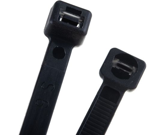 Пластиковый хомут ЭВРИКА черный, 8.0x750 мм, универсальный, 25 шт. ER-18752 – изображение 2