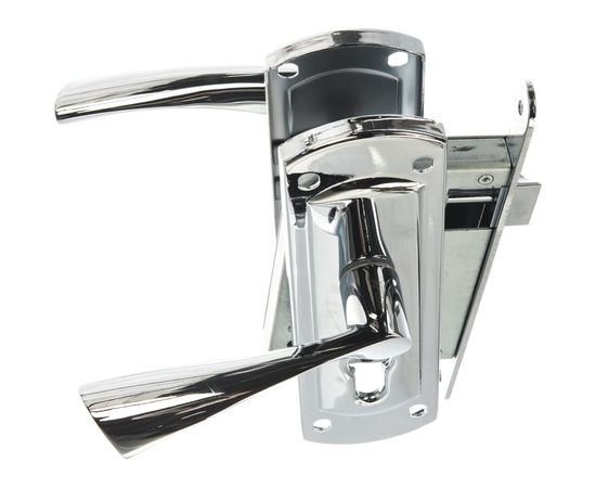 Поворотная ручка ARMADILLO WC-BOLT BK6-1SN/CP-3 матовый никель/хром 13776 – изображение 2