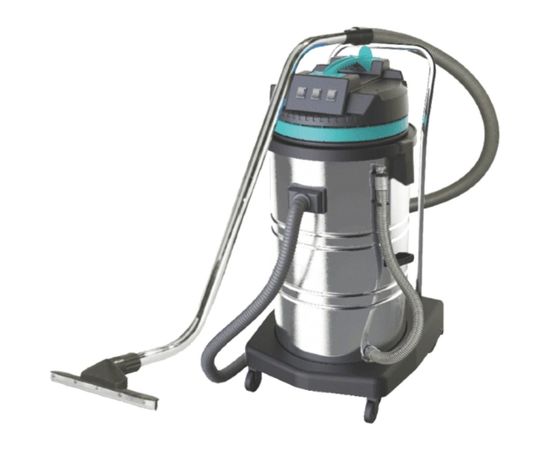 Пылеводосос ТЕМП 80 л, нержавеющий, 220 V, 2200 W, 2 турбины TVC80-2 – изображение 2