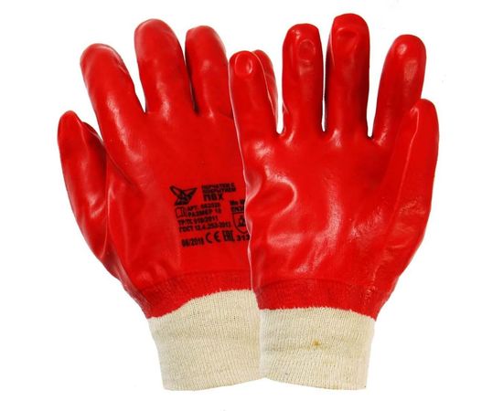 Трикотажные перчатки с ПВХ Fort 0428 подкладка Интерлок 10012271 – изображение 2