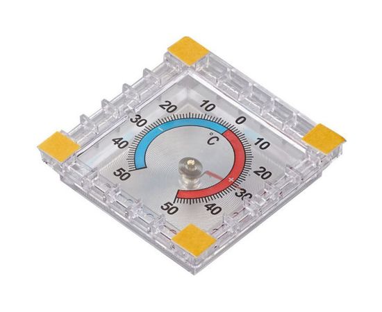 Оконный биметаллический термометр GARDEN SHOW квадратный в пакете ПТ000001555 – изображение 3