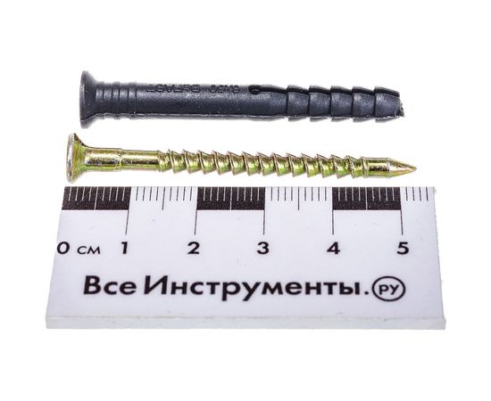 Дюбель-гвоздь с потайным бортиком BEFAST 6х50 100 шт. KSML06050100S – изображение 3