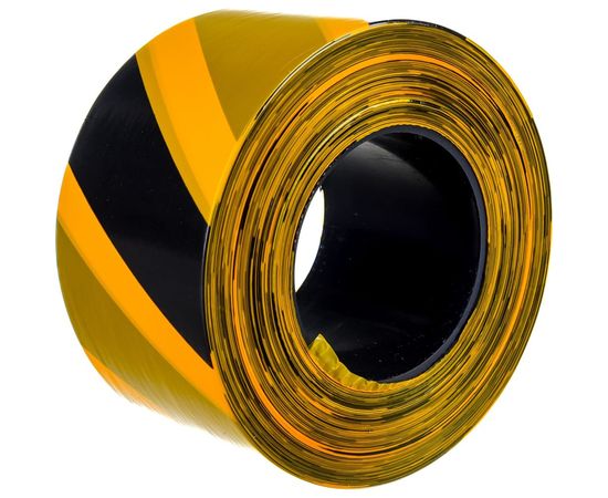 Оградительная лента Протэкт Стандарт 250 п.м., 75мм, Желто-черная ЛО-250/75 Ст ж/ч – изображение 4