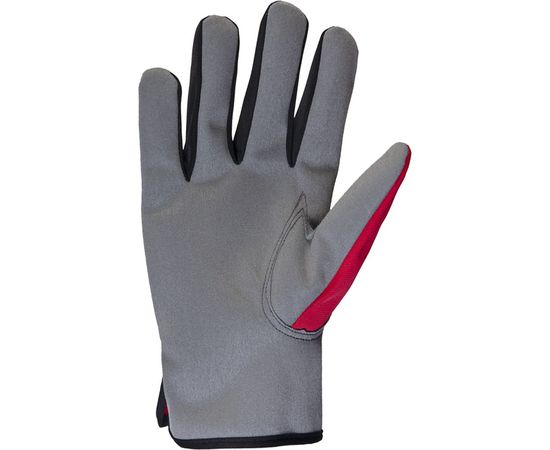 Трикотажные перчатки Jeta Safety Motor красный/серый JLE621-10/XL – изображение 4
