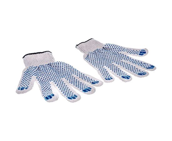 Перчатки Gigant, х/б, ПВХ-покрытие точка,10 класс, 4 нити GGT-01 – изображение 4