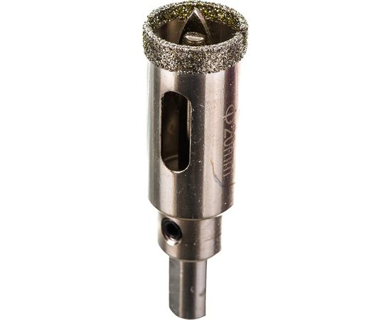 Коронка алмазная по керамике и кафелю с центрирующим сверлом (20 мм) TRIO-DIAMOND 400020 – изображение 4