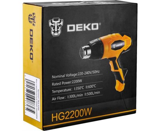 Строительный фен DEKO HG2200W063-4200 – изображение 7