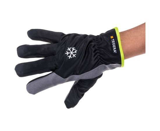 Утепленные перчатки из искусственной кожи на зимней подкладке TEGERA, размер 10 322-10 – изображение 10