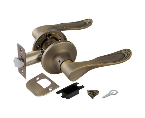 Ручка защелка PUNTO 6030 MAB-P без фик. мат. бронза 34683 