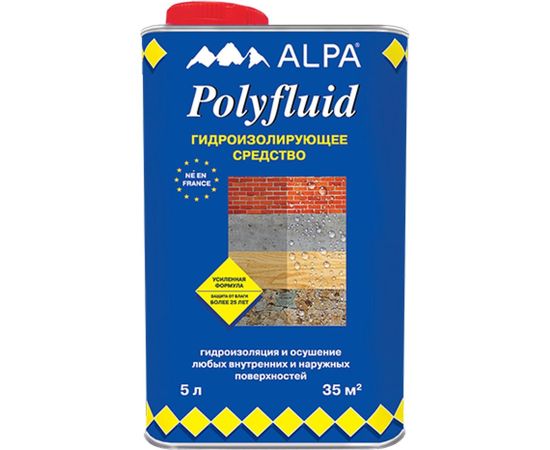 Гидроизолирующее средство ПОЛИФЛЮИД 5 л ALPA 1004085 