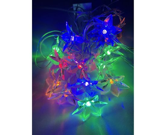 Гирлянда ЭРА ENIN3Z Цветы, LED, Нить, 3 м, мультиколор, 220V, IP20 Б0041896 