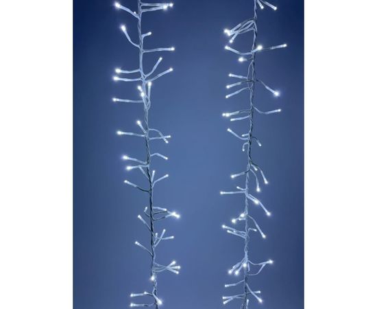 Гирлянда ЭРА ENIN WC LED Мишура 3,9 м белый провод, холодный свет, 220V 24/576 Б0047971 