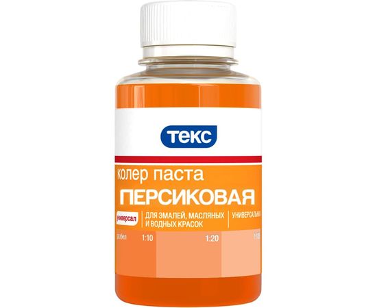 Универсальная паста колер Текс № 12 персиковая 0,1 л 19037 