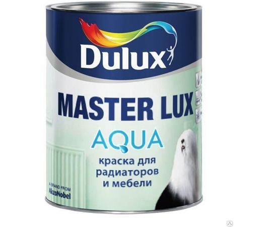 MASTER LUX AQUA 40 DULUX краска универсальная, Баз BW, акриловая, в р, п/глянцевая, белый 1л 5246546 