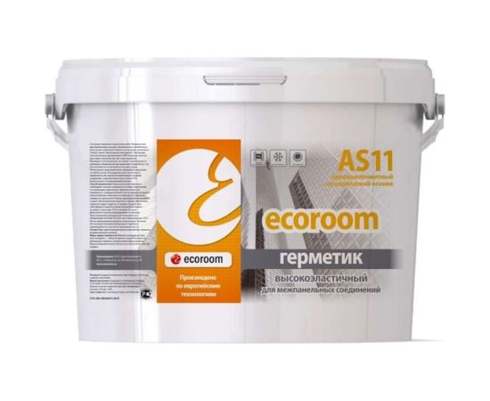 Акриловый герметик для межпанельных швов ECOROOM AS-11 15 кг E-Герм-4181/15 
