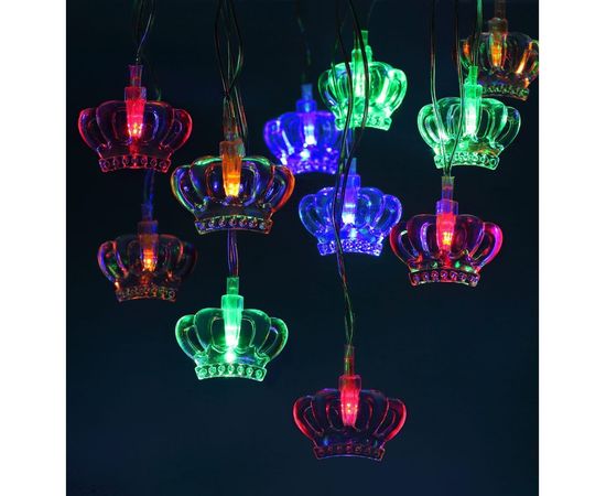 Гирлянда ЭРА ENIN3K Короны, LED, Нить, 3 м, мультиколор, 220V, IP20 Б0041898 