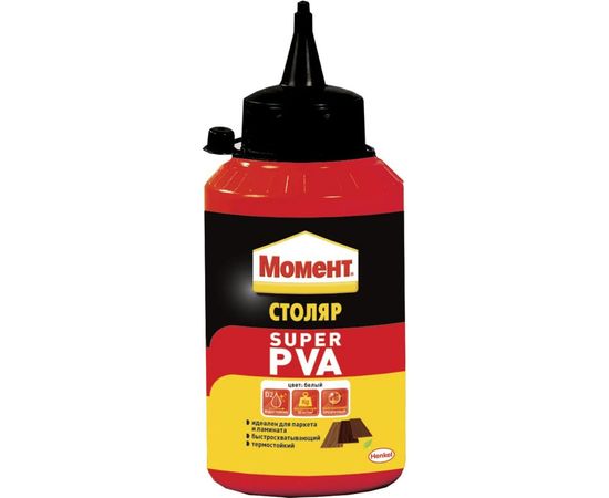 Супер клей ПВА в банке 250 г Момент 1568047 