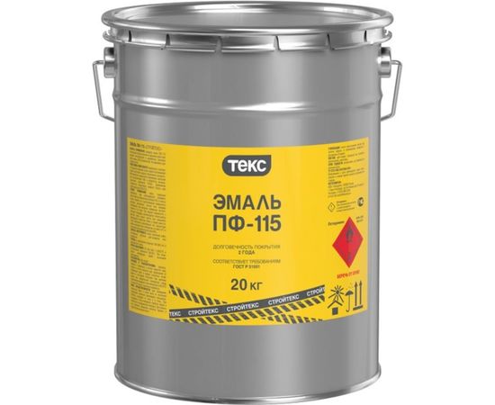 Эмаль Текс стройтекс ПФ-115 синяя 20 кг 53341 