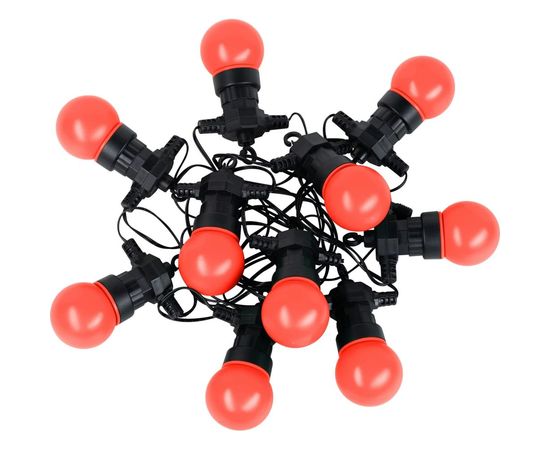 Светодиодная гирлянда Gauss Белт Лайт, серия Holiday, 10 ламп, 7.7 м, IP44, красный, 1/6 HL064 