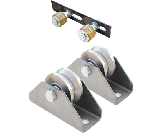 Комплект для откатных ворот своими руками Rolik-Opt СТ300 под V-образный профиль - уголок С3616-К03 