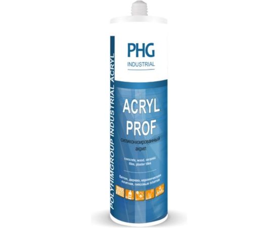 Акриловый герметик PHG Industrial Acryl PROF 300 ml 448732 