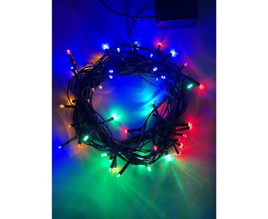 Гирлянда ЭРА ENIN5M LED, Нить, 5 м, мультиколор, 8 режимов, 220V, IP20 Б0041892 