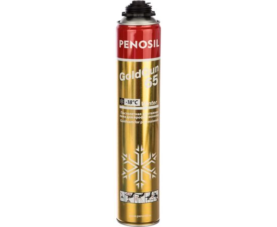 Монтажная профессионал пена Penosil GoldGun 65 winter A1181 
