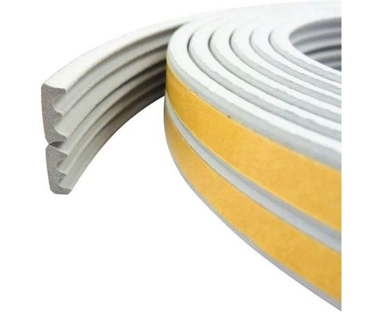 Самоклеящийся уплотнитель Remontix Е 12 м, белый REMEW00012 