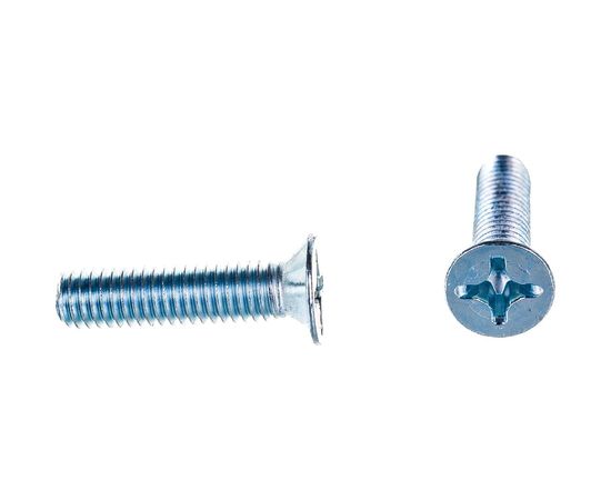 Потайной винт Метизный двор M6x25, DIN 965, 8 шт 4690441029072 – изображение 2