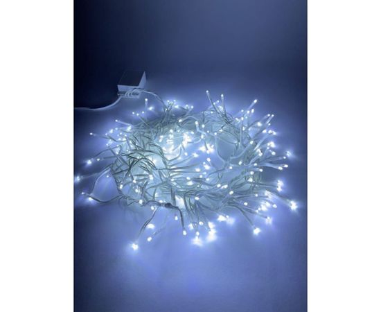 Гирлянда ЭРА ENIN WC LED Мишура 3,9 м белый провод, холодный свет, 220V 24/576 Б0047971 – изображение 2