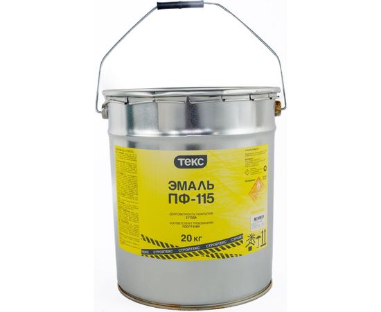 Эмаль Текс стройтекс ПФ-115 синяя 20 кг 53341 – изображение 2