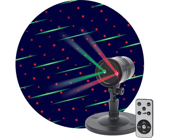 Laser-проектор ЭРА ENIOP01 Метеоритный дождь, мультирежим, 2 цвета, 220V Б0041642 – изображение 2