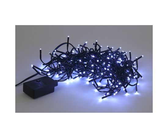 Гирлянда ЭРА ENIN GC LED Нить, мишура, 3.9м, зеленый провод, холодный свет, 220V 24/576 Б0047969 – изображение 2