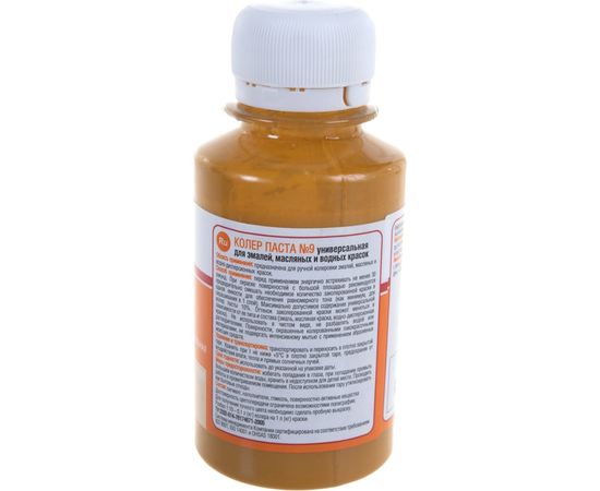 Универсальная паста колер Текс № 09 охра 0,1 л 19038 – изображение 2