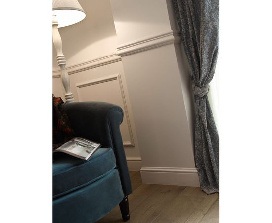 Плинтус напольный WALLSTYL (2000х120х15 мм; белый) NMC FL2 – изображение 3