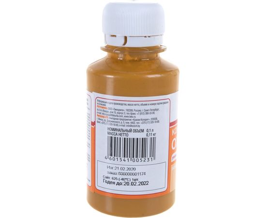 Универсальная паста колер Текс № 09 охра 0,1 л 19038 – изображение 3