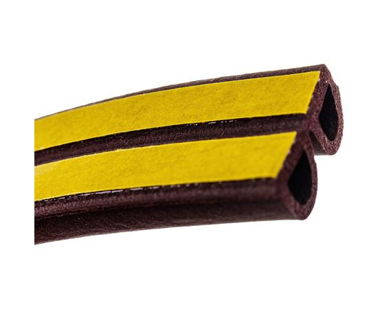 Самоклеящийся уплотнитель Remontix D 6 м, коричневый REMDВ00006 – изображение 3