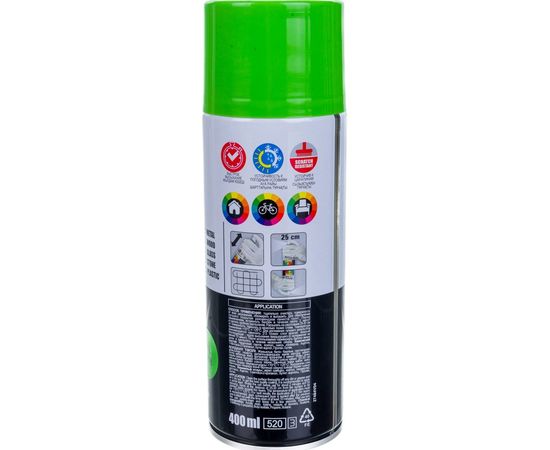 Аэрозольная краска TYTAN PROFESSIONAL ART OF THE COLOUR RAL6018, светло-зеленая 400мл 93700 – изображение 3