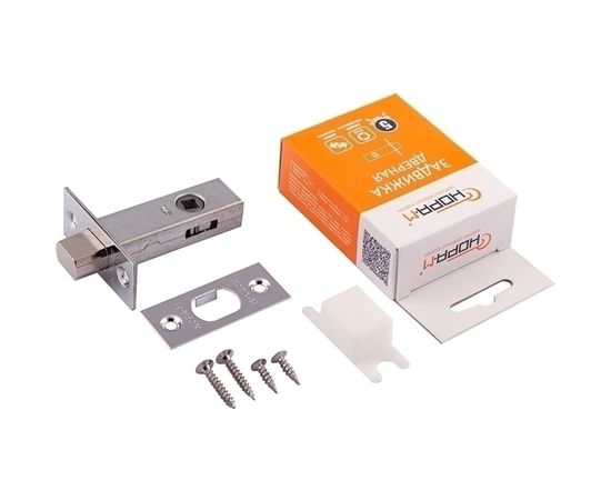 Дверная задвижка НОРА-М З-45 хром 4022 – изображение 3