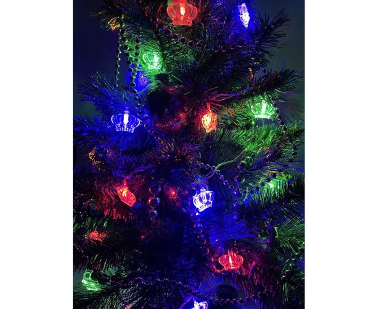 Гирлянда ЭРА ENIN3K Короны, LED, Нить, 3 м, мультиколор, 220V, IP20 Б0041898 – изображение 4