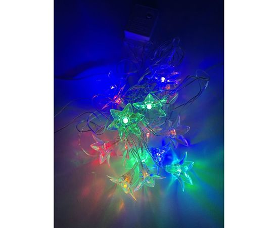 Гирлянда ЭРА ENIN3Z Цветы, LED, Нить, 3 м, мультиколор, 220V, IP20 Б0041896 – изображение 4