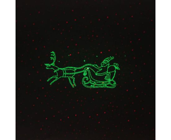 Laser-проектор ЭРА ENIOP02 Дед Мороз, мультирежим, 2 цвета, 220V, IP44 Б0041643 – изображение 4